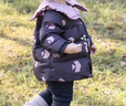 巴厘小豬女童羽絨服外套冬季保暖白鴨絨外出服兒童加絨三防衣服女寶寶冬裝 風(fēng)箏 100 【充絨量101.28g】 曬單實(shí)拍圖