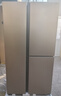 三星（SAMSUNG）【官翻機】642升對開(kāi)三門(mén)冰箱 風(fēng)冷無(wú)霜 智能變頻 干濕分儲 金屬勻冷卻 家用大冰箱 RS63R5597F8/SC  金色 曬單實(shí)拍圖