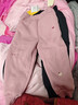 戴維貝拉（DAVE＆BELLA）男童加絨褲子秋冬新款女寶寶束腳褲兒童休閑長(cháng)褲小童褲子童褲 粉色【現貨】 100 cm（建議身高90-100cm） 曬單實(shí)拍圖
