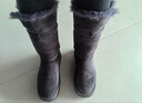 回力四季厚底雪地靴女款兩穿中筒棉靴子2025新款冬季加絨加厚高筒東北棉鞋 灰色長(cháng)款 （M16) 40 曬單實(shí)拍圖