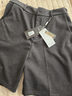 羅蒙（ROMON）毛呢短褲女2025秋冬新款五分闊腿褲高腰寬松顯瘦加厚外穿休閑中褲 深灰色 2XL  【建議135-150斤】 曬單實(shí)拍圖