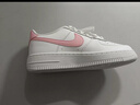 耐克NIKE女子大童休閑鞋 AIR FORCE 1 運動(dòng)鞋CT3839-115白/粉白 38 曬單實(shí)拍圖