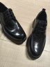 金利來(lái)（Goldlion）男鞋正裝皮鞋輕便新郎婚鞋耐穿舒適德比鞋G550430346AAA黑色41 曬單實(shí)拍圖