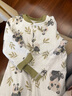 貝肽斯嬰兒連體衣冬季新款夾棉衣服男女童外出棉服加厚保暖寶寶哈衣爬服 熊貓胖胖 40g夾棉 (單件裝) 73cm 曬單實(shí)拍圖