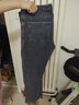 羅蒙（ROMON）牛仔褲男秋冬季商務(wù)褲子男士休閑褲直筒彈力長(cháng)褲男褲 曬單實(shí)拍圖