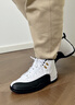 耐克（NIKE）官方AJ12男鞋 2025秋冬新款Air Jordan 12白黑金扣高幫復古籃球鞋 CT8013-117 44 曬單實(shí)拍圖
