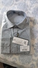 杉杉【純棉磨毛】長(cháng)袖襯衫男格子新款休閑商務(wù)全棉襯衣 灰綠格子 42 曬單實(shí)拍圖