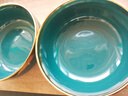 家用大號湯碗泡面碗創(chuàng  )意歐式祖母綠餐具加厚簡(jiǎn)約大碗陶瓷碗 【祖母綠鍍金】6英寸面碗2只裝 無(wú)規格 曬單實(shí)拍圖