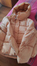 坦博爾泡芙羽絨服女短款脫卸帽秋冬保暖外套25新款5530520D松露橘粉155 曬單實(shí)拍圖