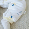wua·wua新生兒嬰兒0-3個(gè)6月寶寶衣服秋冬保暖純棉衣冬季夾棉連體衣加厚 棉衣款（5-15度）黃森林 52cm （適合0-1個(gè)月 4-8斤） 曬單實(shí)拍圖