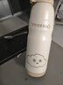 英氏（YEEHOO）兒童嬰兒訓練杯喝水杯子寶寶飲水杯保溫杯保溫壺 貴族白600ML 曬單實(shí)拍圖