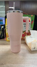膳魔師新品冰霸杯夏天簡(jiǎn)約時(shí)尚大容量帶提手巨無(wú)霸把手吸管杯 蜜桃泡泡(PK)1100ml 曬單實(shí)拍圖