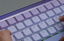 狼蛛（AULA）HERO68 MINI矮磁軸機械鍵盤(pán)鋁坨坨RT電競游戲辦公便攜有線(xiàn)8K回報率RGB燈效網(wǎng)頁(yè)驅動(dòng)無(wú)畏契約三角洲 夢(mèng)蝶紫【粉皇mini】碳纖維定位板丨220目陽(yáng)極 曬單實(shí)拍圖