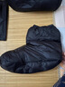 黑冰（BLACKICE）戶(hù)外灰鵝絨羽絨腳套 冬季室內輕量保暖襪套Z2163 黑色 L 曬單實(shí)拍圖