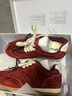 百麗酥心糖女鞋復古歪頭德訓阿甘鞋25新款運動(dòng)休閑鞋JD011CM5 紅色 37 曬單實(shí)拍圖