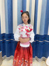 G.duck馬面裙全套正版女童明制中國風(fēng)親子裝母女款唐裝漢服半身裙兒童套 6件裝 【飛鳥(niǎo)馬面裙+云肩+襯衫+項鏈眉貼發(fā)簪 150 【145-152厘米】 曬單實(shí)拍圖