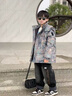 G.duck童裝男童羽絨棉服冬季保暖加厚兒童迷彩棉服帥氣男孩防寒棉襖外套 迷彩 170 （建議身高160cm 14-15歲）cm 曬單實(shí)拍圖