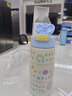 孔雀（Peacock）保溫杯兒童 帶吸管雙飲 450ml 學(xué)生幼兒園水杯 曬單實(shí)拍圖