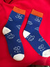 貓人男童襪子兒童毛圈襪加絨加厚款秋冬抗菌保暖中筒棉襪男寶寶地板襪 藍白小汽車(chē) 【加絨加厚 保暖毛圈】 5雙 9-12歲 (XL) 【建議鞋碼31-37】 曬單實(shí)拍圖