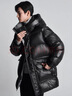 報喜鳥(niǎo)白鴨絨羽絨服男裝都市休閑連帽保暖外套ESF234224U曜石黑 2XL-52 曬單實(shí)拍圖