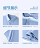 真維斯 Z純棉POLO衫短袖簡(jiǎn)約純色翻領(lǐng)輕熟商務(wù)T恤T0034 天藍 XL 曬單實(shí)拍圖