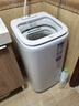海爾洗衣機小型3.3公斤迷你嬰兒寶寶內衣兒童洗衣機95℃燙燙洗免清洗全自動(dòng)波輪洗衣機可加熱國家補貼 R500冰雪白-免清洗3.3公斤全不銹鋼內筒 曬單實(shí)拍圖