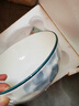 康琴釉下彩陶瓷碗家用2025新款高顏值吃飯的碗小碗面碗湯碗 凝香湯碗8英寸【1個(gè)裝】健康釉下彩 曬單實(shí)拍圖