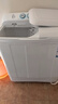 海爾（Haier）雙桶洗衣機半自動(dòng) 家用大件洗 12公斤大容量 一級能效省水電 以舊換新 雙缸 原廠(chǎng)品質(zhì)XPB120-81D2 曬單實(shí)拍圖