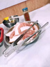 JCZS德國316L不銹鋼烤肉夾子防燙燒烤夾食品料理牛排夾自助餐廚房專(zhuān)用 316烤肉夾【小號23.5cm】 曬單實(shí)拍圖