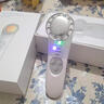同款家用離子導入儀電動(dòng)潔面儀溫熱彩光嫩膚儀美容儀面部按摩護理儀器 白銀 曬單實(shí)拍圖