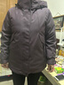 鴨鴨（YAYA）三合一中年媽媽羽絨服冬季新款內膽戶(hù)外沖鋒上衣中老年人女裝外套 葡萄紫色 XL (170) 曬單實(shí)拍圖