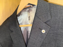 雅戈爾（YOUNGOR）西服套裝男士春夏707套西上衣 褲子  合款 深灰YOTN222707CIY上衣 XL 180/100A 曬單實(shí)拍圖