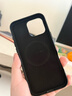 moft 適用蘋(píng)果iPhone16 Pro Max全包新款手機殼皮質(zhì)強磁吸防摔全包magsafe保護套簡(jiǎn)約 騎士黑 曬單實(shí)拍圖