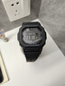 卡西歐（CASIO）G-SHOCK系列經(jīng)典小方塊街頭時(shí)尚運動(dòng)防水防震方形手表男送禮推薦 小黑圈GW-M5610U-1B太陽(yáng)能+電波 曬單實(shí)拍圖