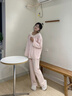 思莉太太 SLEEP TIGHT睡衣女春秋2026新款純棉長(cháng)袖高端復古名媛風(fēng)粉色女士可外穿家居服 WZT05887 M 曬單實(shí)拍圖