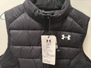 UNDER ARMOUR兒童秋冬季馬甲男女童時(shí)尚簡(jiǎn)約鴨絨保暖立領(lǐng)羽絨馬甲253305120 曬單實(shí)拍圖