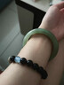 普陀山隱徑綠檀木黑曜石手串海藍寶五行喜用水木水晶手鏈男女飾品 【師傅指導】黑曜石綠檀木手鏈8mm 曬單實(shí)拍圖