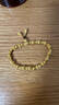 金至尊（3DG Jewellery）寶珠葫蘆古法刻絲工藝黃金手鏈足金999轉運珠手串新年禮物計價(jià) 總重17.09克（金重17.00克） 曬單實(shí)拍圖