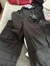 駱駝山海傘兵褲秋季戶(hù)外徒步登山多口袋工裝褲男防潑水寬松長(cháng)褲子 幻影黑 XL 曬單實(shí)拍圖