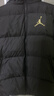 NIKE JORDAN 耐克AJ童裝男女童羽絨服2025冬季新款保暖兒童衣服外套 正黑色  90絨 160 /76 充絨量178克【建議身高152-158cm】 曬單實(shí)拍圖
