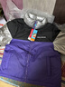 大嘴猴（paul frank）童裝兒童棉服2025秋冬款舒適保暖中大童時(shí)尚休閑男女童短款外套 010F紫色 140 曬單實(shí)拍圖