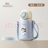英氏（YEEHOO）兒童保溫杯寶寶水杯嬰幼兒園吸管學(xué)飲杯學(xué)背帶壺保溫杯-萌學(xué) 曬單實(shí)拍圖