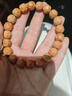 玉海云瑤猴頭核桃手串男女士雕刻龍炎奶酪桃極限弧繞指柔文玩佛珠手鏈 曬單實(shí)拍圖