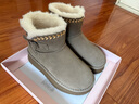 他她（TATA）雪地靴新款加絨冬天鞋子棉靴厚底防滑雪地毛毛靴CWX03DD5 灰駝（毛里） 36 曬單實(shí)拍圖