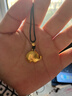 周六福吉象黃金吊墜女足金古法吊墜生日禮物計價(jià)A0415851 黑繩 約6.4g 曬單實(shí)拍圖