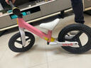 bikeeight小八bike8元氣100兒童平衡車(chē)1歲3歲6歲學(xué)步車(chē)寶寶禮物車(chē)頭可升降 元氣100-充氣胎 12寸 芭比粉 升降款 曬單實(shí)拍圖