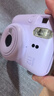 富士膠片FUJIFILMINSTAX 拍立得mini12 鳶尾紫 便攜式智能拍照相機 旅行禮物 國際版  曬單實(shí)拍圖