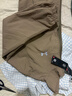 安德瑪春秋季薄款立領(lǐng)外套純色防風(fēng)加絨風(fēng)衣夾克休閑戶(hù)外寬松大碼男裝 卡其春秋款 XL 曬單實(shí)拍圖