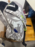 李寧（LI-NING）李寧涂鴉大容量印花雙肩包新款初高中韓版潮流休閑背包高中大學(xué)生 ln灰 不帶掛件 曬單實(shí)拍圖