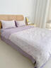 梵昇昱ins風(fēng)床上用品四件套秋冬季水洗棉床單被套學(xué)生宿舍單人床三件套 紫色蝴蝶結 1.5米四件套（被套150*200cm） 曬單實(shí)拍圖